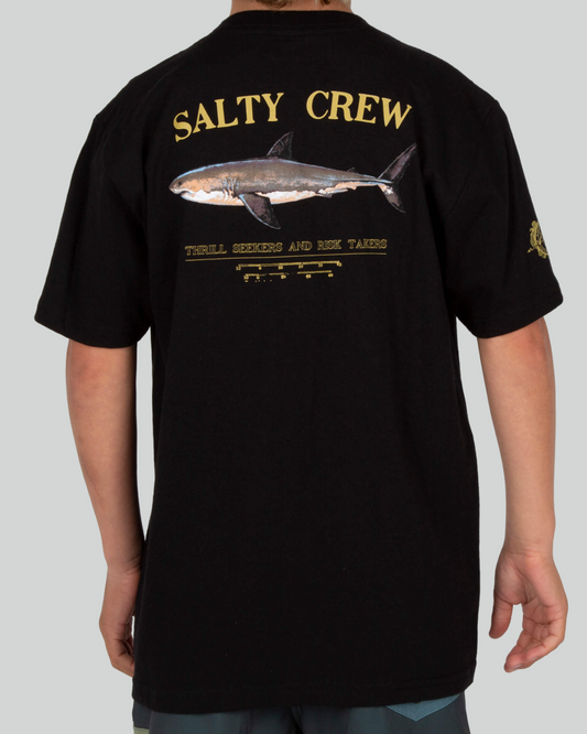 Bruce S/S Tee Kids - Black