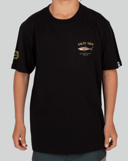 Bruce S/S Tee Kids - Black