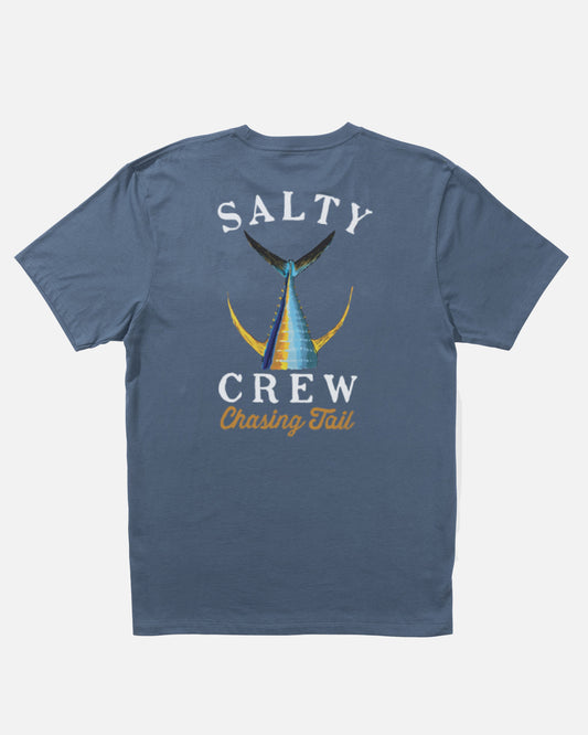 Tailed S/S Tee - Slate
