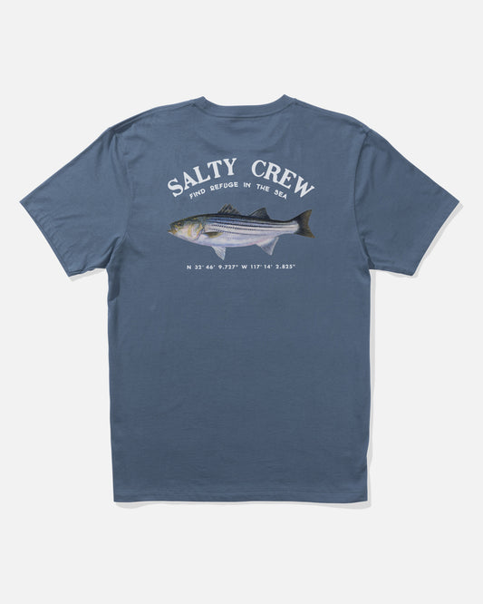 Striper Ss Tee - Slate