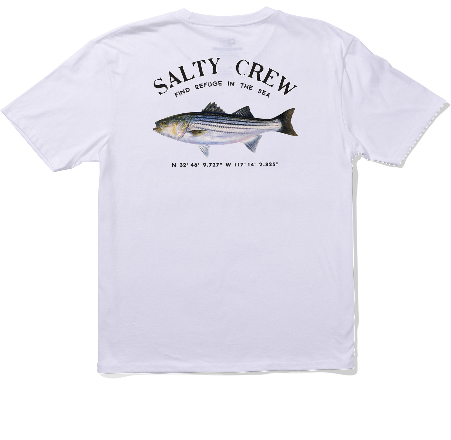 Striper S/S Tee - White