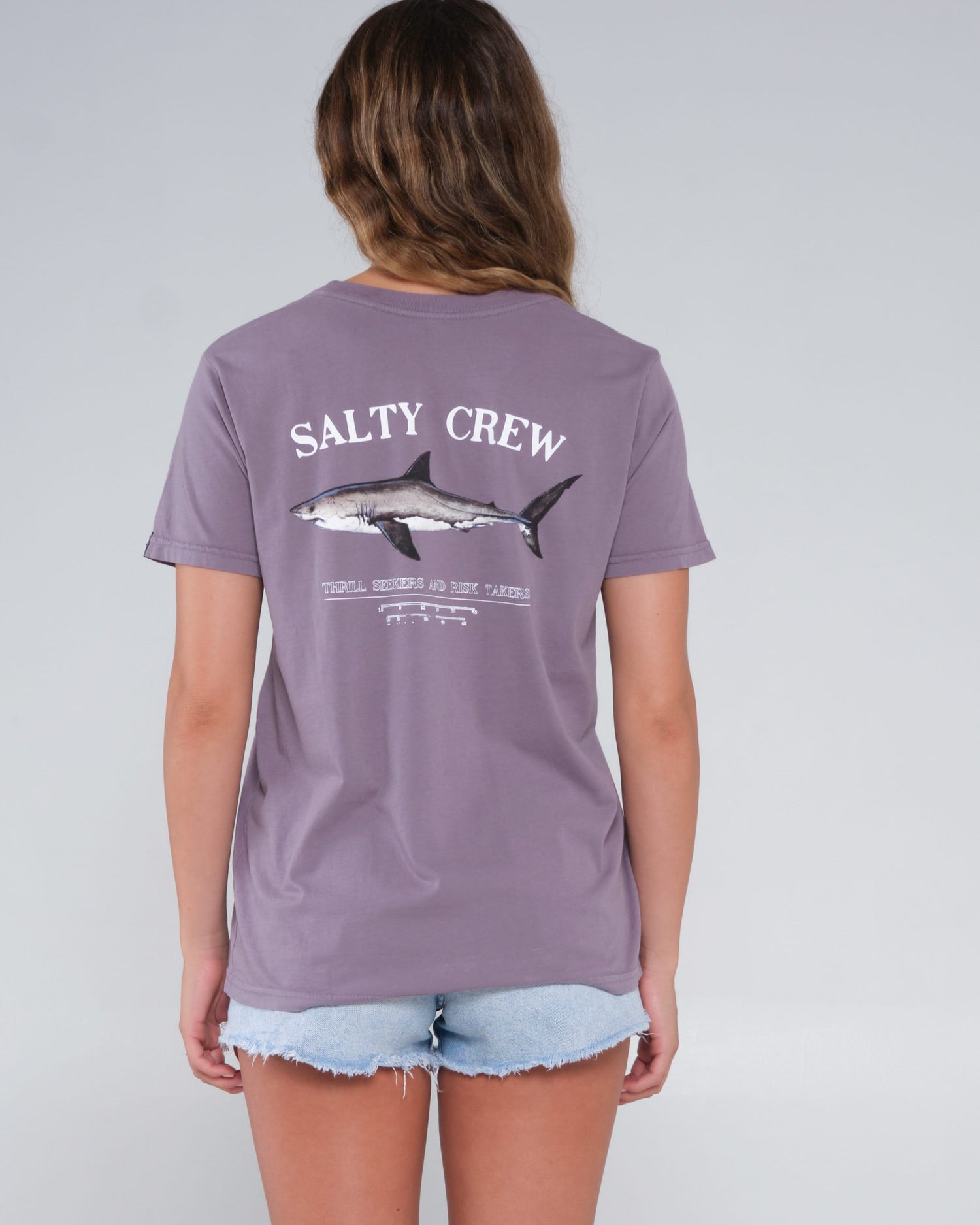 Salty Crew Womens - Bruce Boyfriend Tee - Lavendel Stone