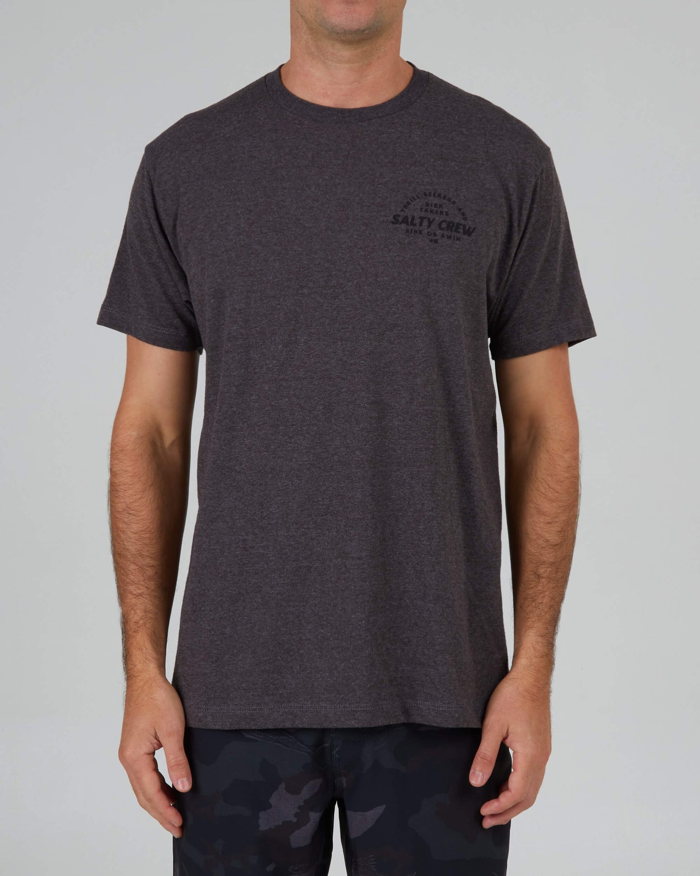 Salty Crew Hommes - Stoked Standard S/S Tee - Charcoal Heather