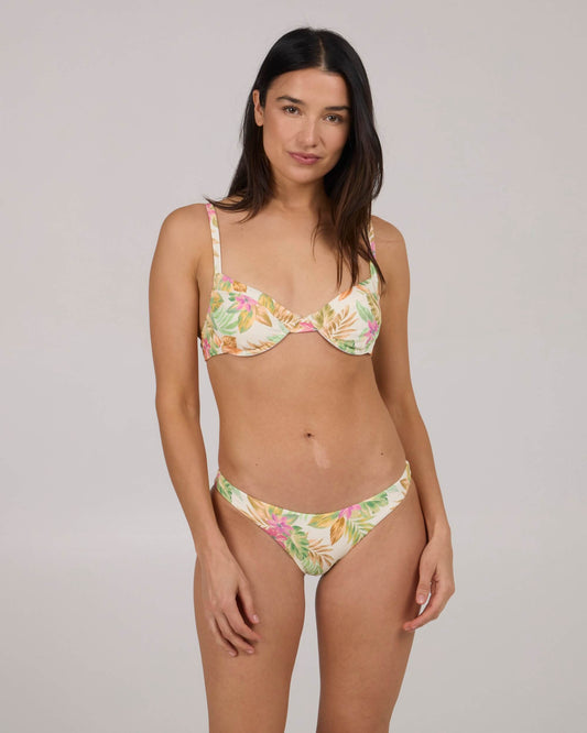 Salty crew SWIMWEAR North Shore Balcony Top - Off White in Off White