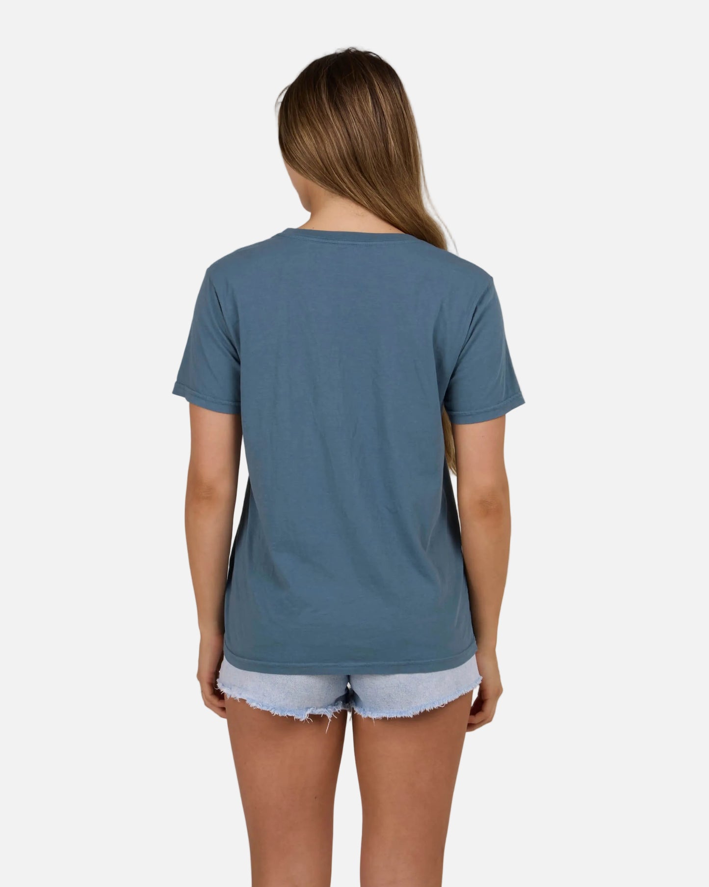 Salty crew T-SHIRTS S/S Crazy Eight B.f Tee - Fin Blue in Fin Blue