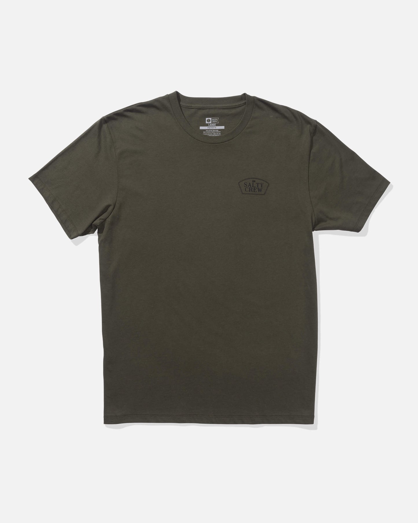 Salty crew T-SHIRTS S/S Filler Up Ss Tee - Dusty Olive in Dusty Olive