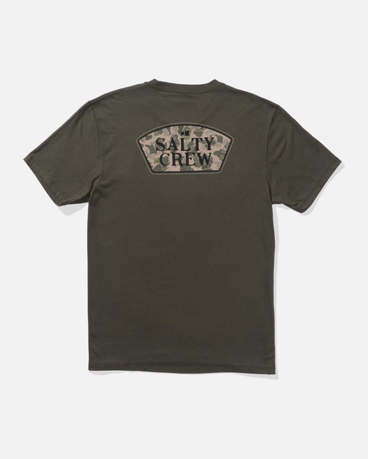 Salty crew T-SHIRTS S/S Filler Up Ss Tee - Dusty Olive in Dusty Olive