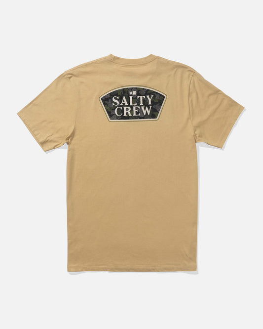 Salty crew T-SHIRTS S/S Filler Up Ss Tee - Khaki in Khaki