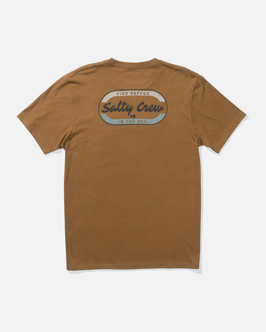 Salty crew T-SHIRTS S/S Capsule Ss Tee - Caramel in Caramel