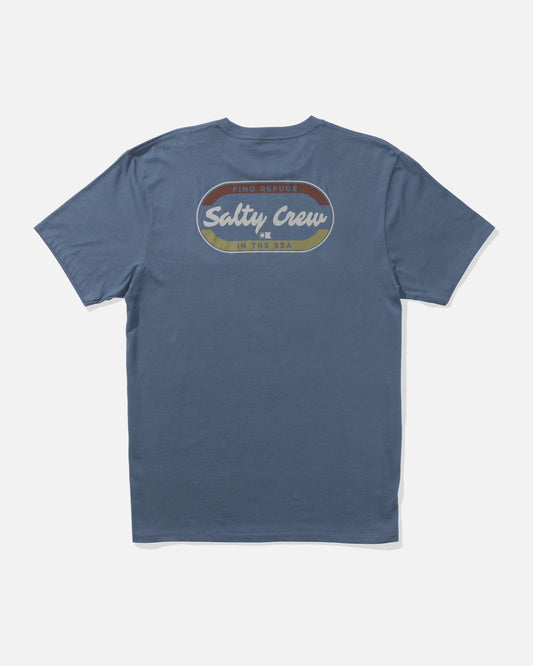 Salty crew T-SHIRTS S/S Capsule Ss Tee - Slate in Slate