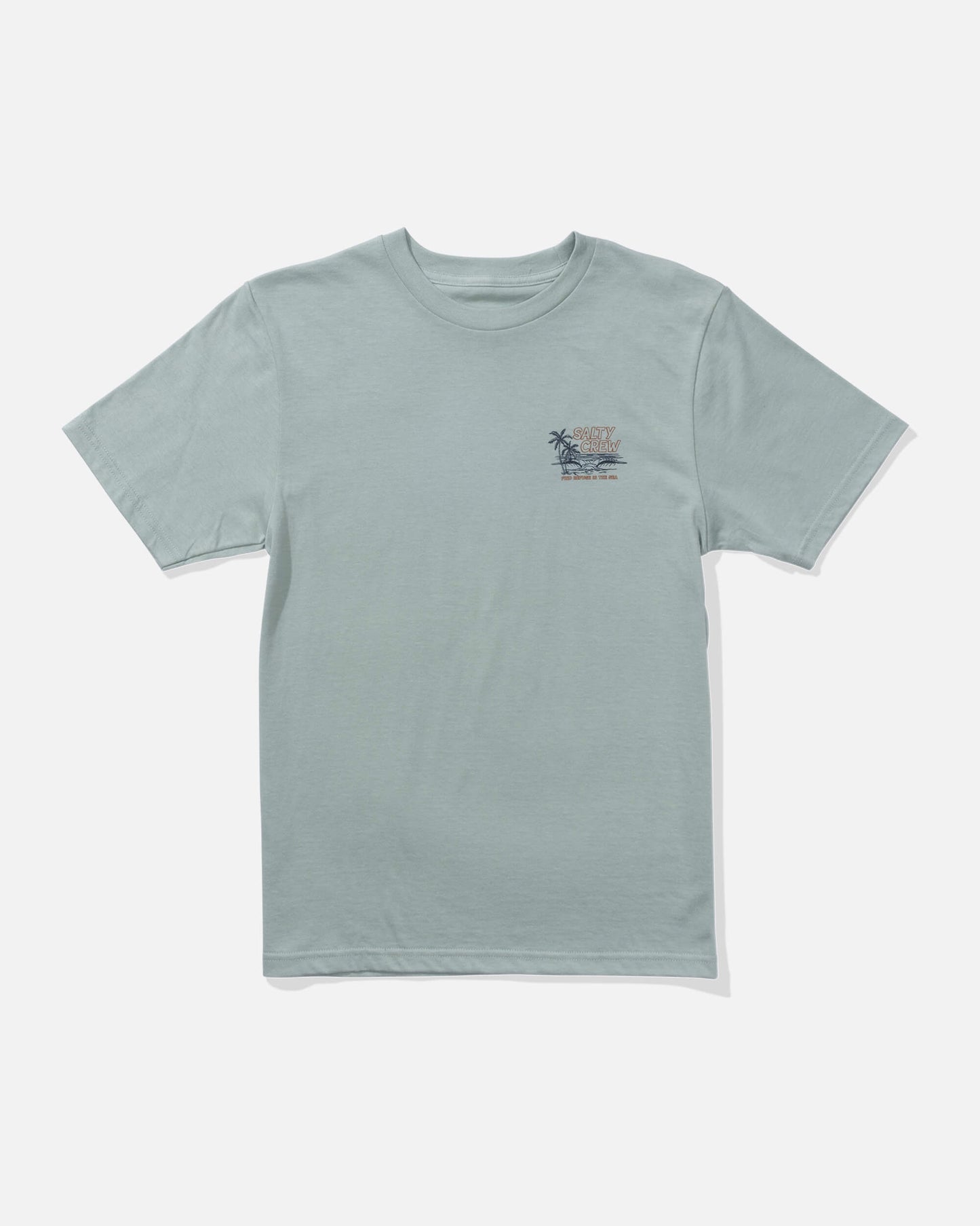 Salty crew T-SHIRTS S/S A Frame Ss Tee Kids - Mackerel in Mackerel
