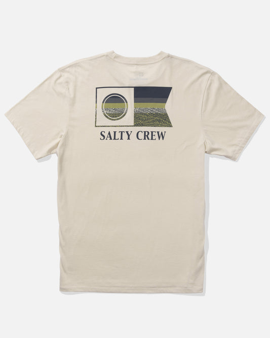 Flagship Fill Ss Tee - Moonbeam