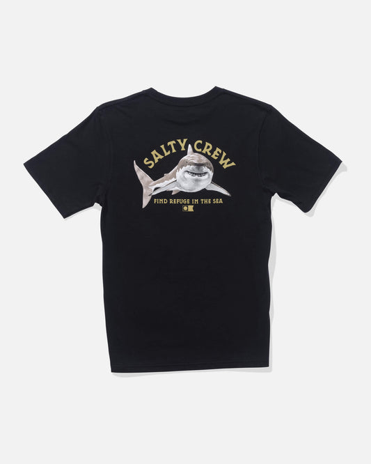 Salty crew T-SHIRTS S/S Lurking Ss Tee Kids - Black in Black