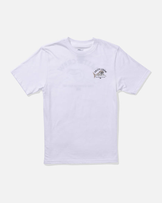 Salty crew T-SHIRTS S/S Lurking Ss Tee Kids - White in White