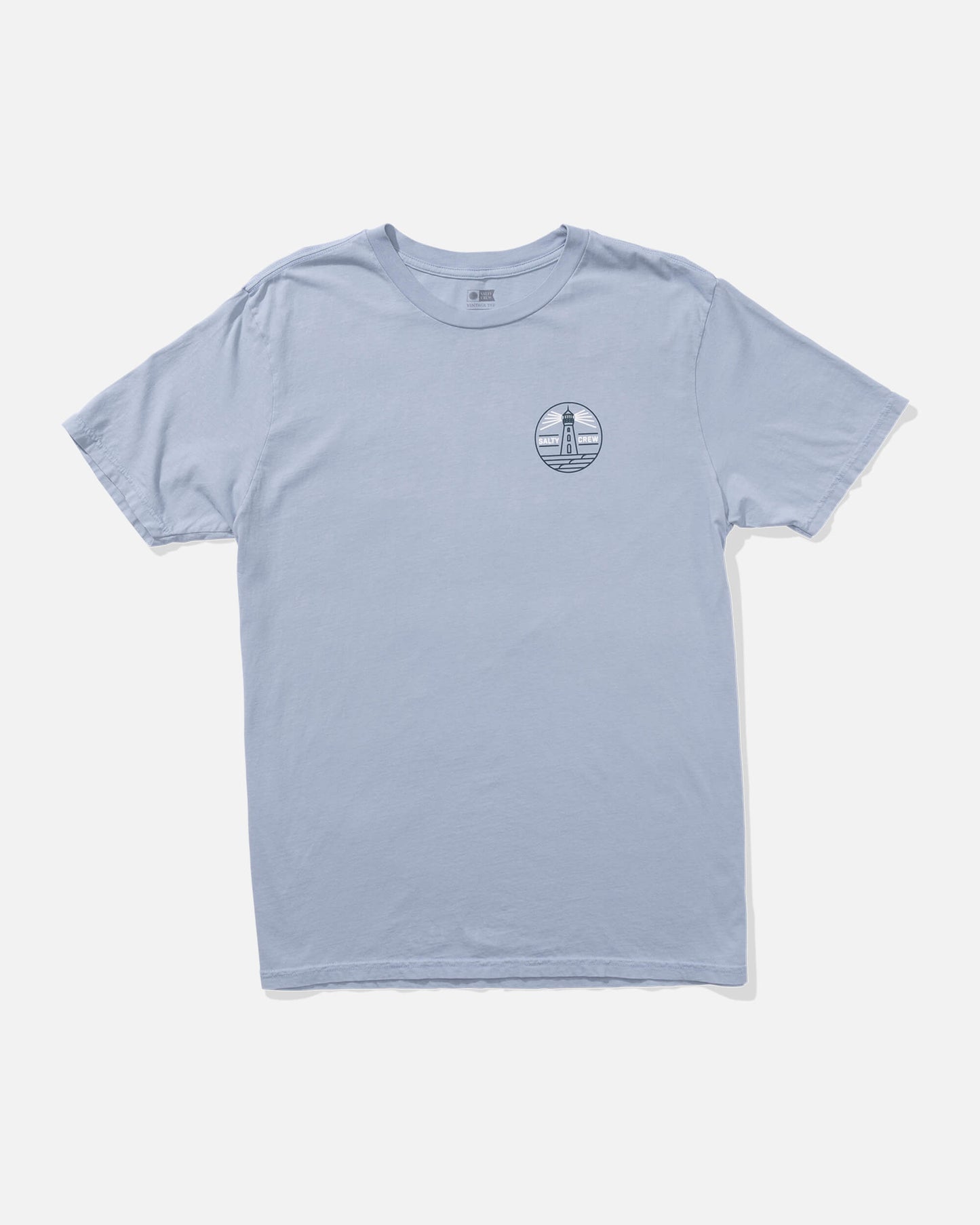 Salty crew T-SHIRTS S/S Lookout Vintage Ss Tee - Blue Fog in Blue Fog