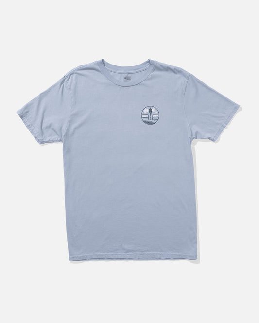 Salty crew T-SHIRTS S/S Lookout Vintage Ss Tee - Blue Fog in Blue Fog
