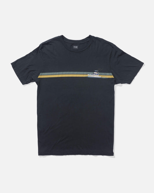 Salty crew T-SHIRTS S/S Water Line Vintage Ss Tee - Vintage Black in Vintage Black