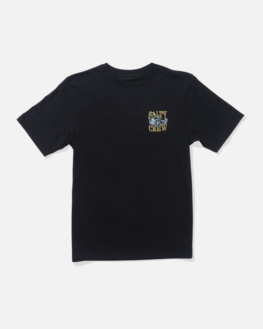 Salty crew T-SHIRTS S/S Briny Ss Tee Kids - Black in Black