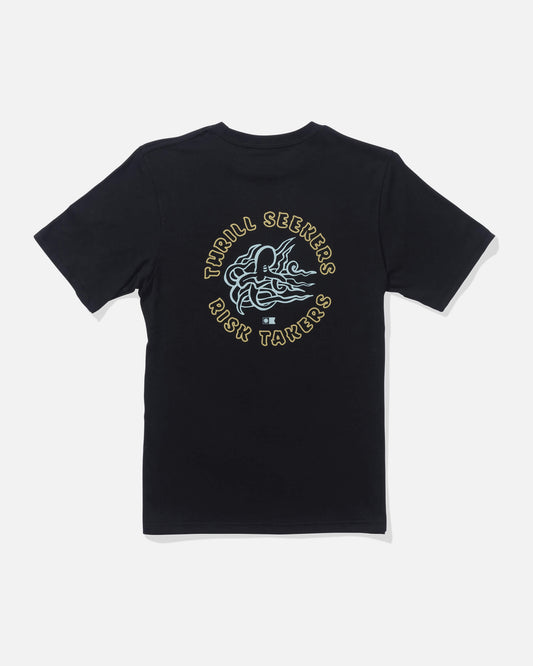 Salty crew T-SHIRTS S/S Good Vibes Ss Tee Kids - Black in Black