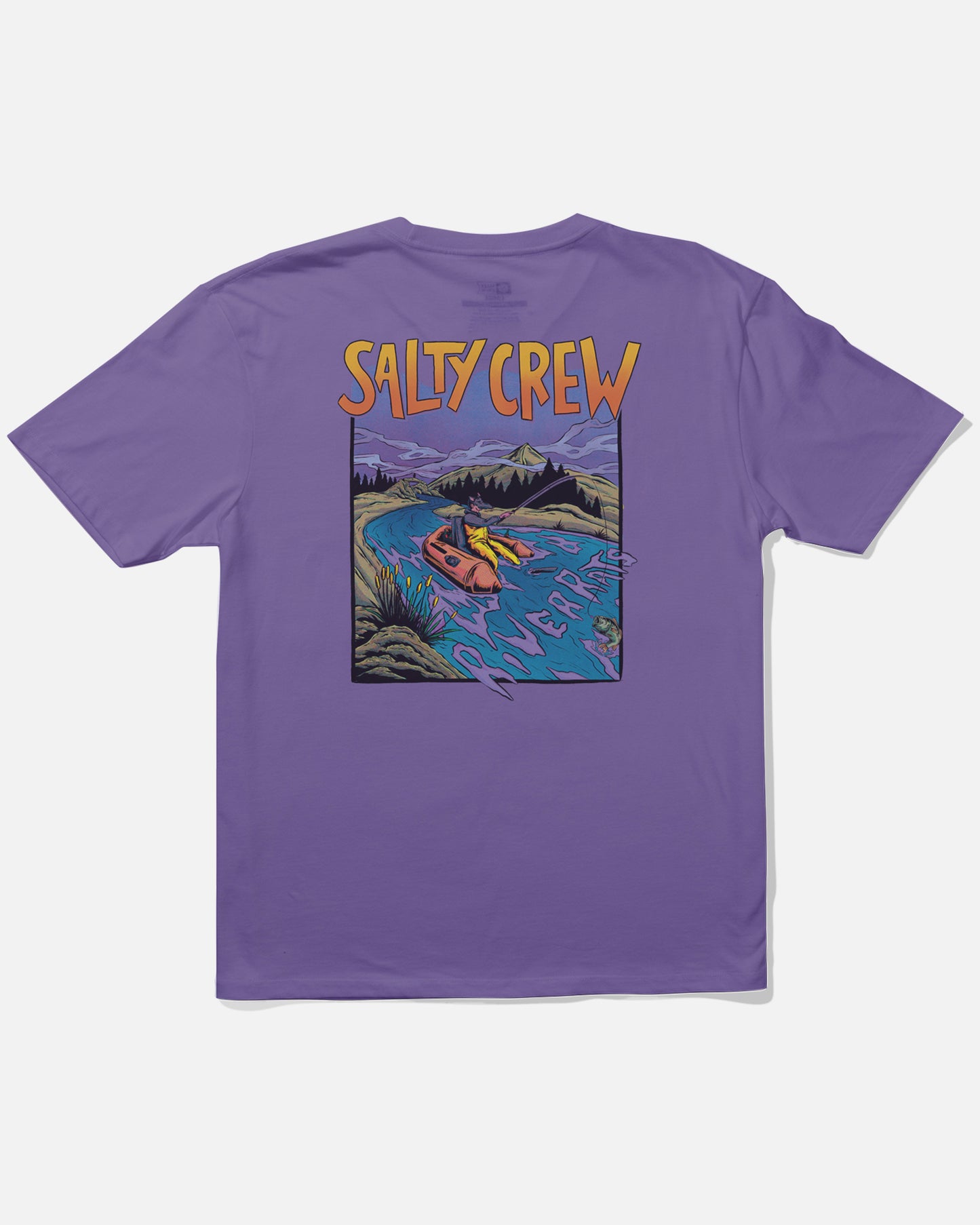 River Rats Ss Tee - Purple Heart