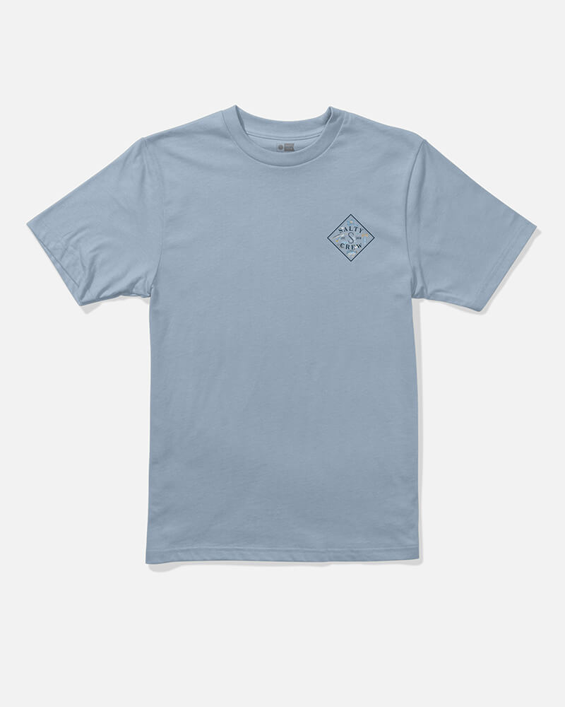 Tippet Fill Ss Tee Kids - Blue Fog