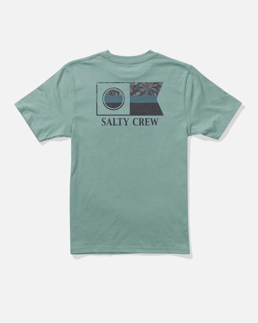 Flagship Fill Ss Tee - Mackerel