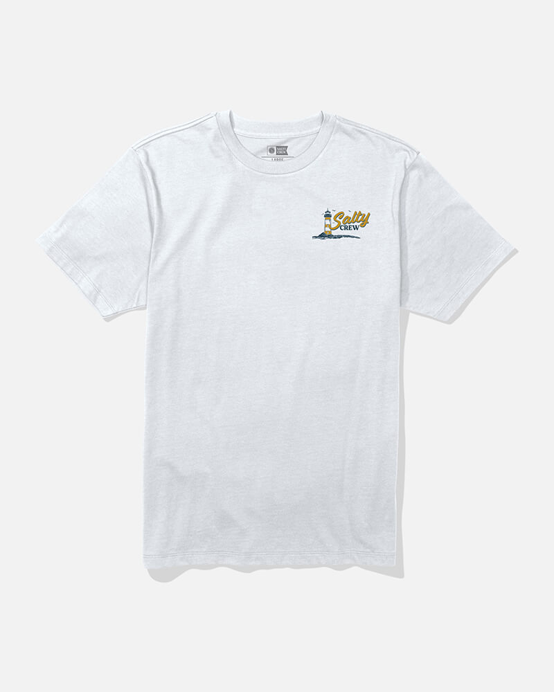 Ashore Ss Tee - White