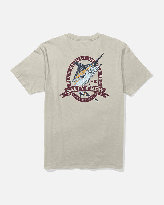 Bill Club Ss Tee - Moonbeam