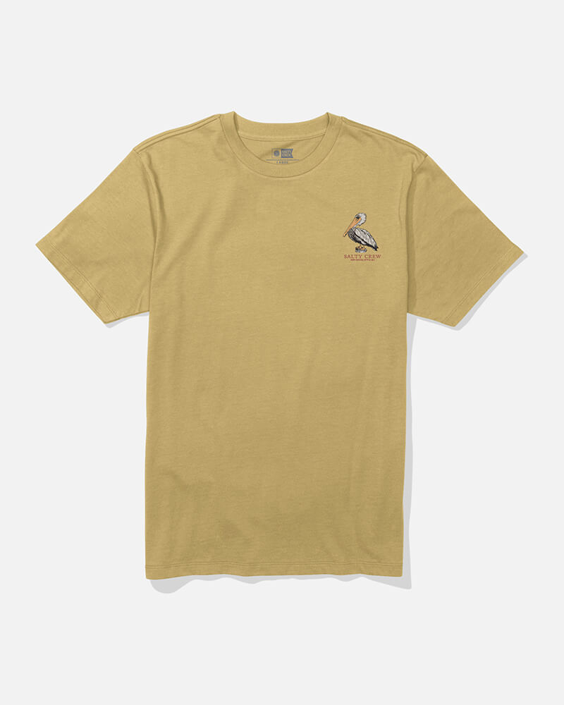 Perched Ss Tee - Mineral Yellow