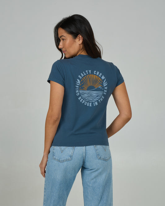 Rays Modern Tee - Midnight Navy