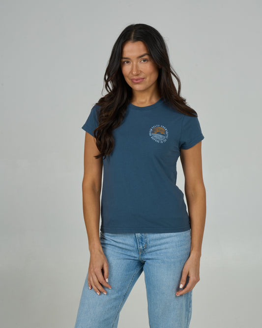 Rays Modern Tee - Midnight Navy