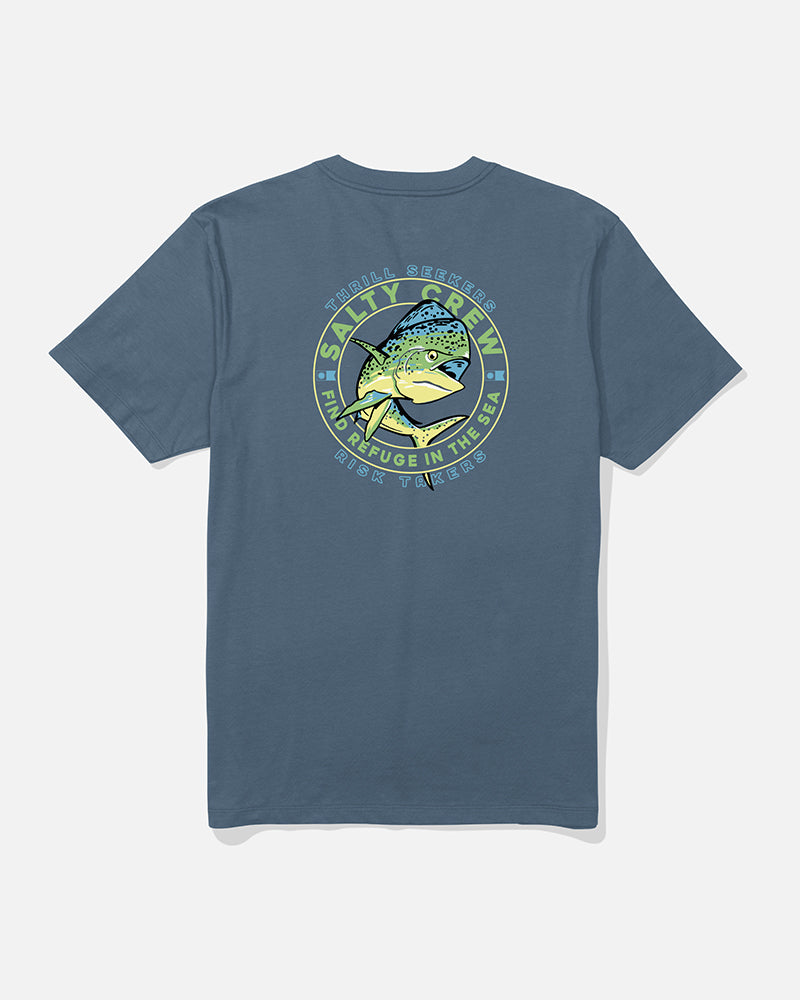 Mahi Club Classic Ss Tee - Slate