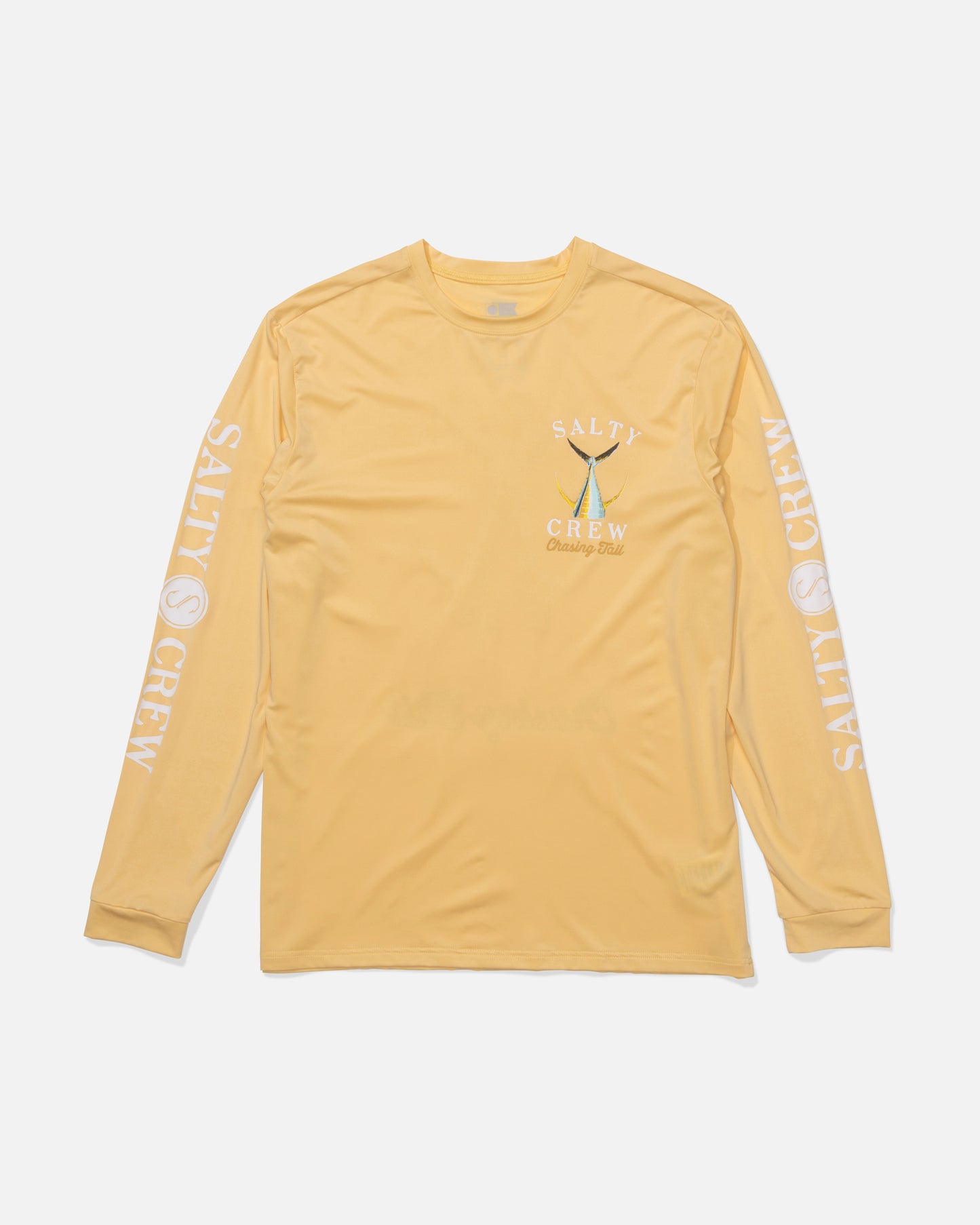 Tailed L/S Tech Tee Rashguard - Light Orange