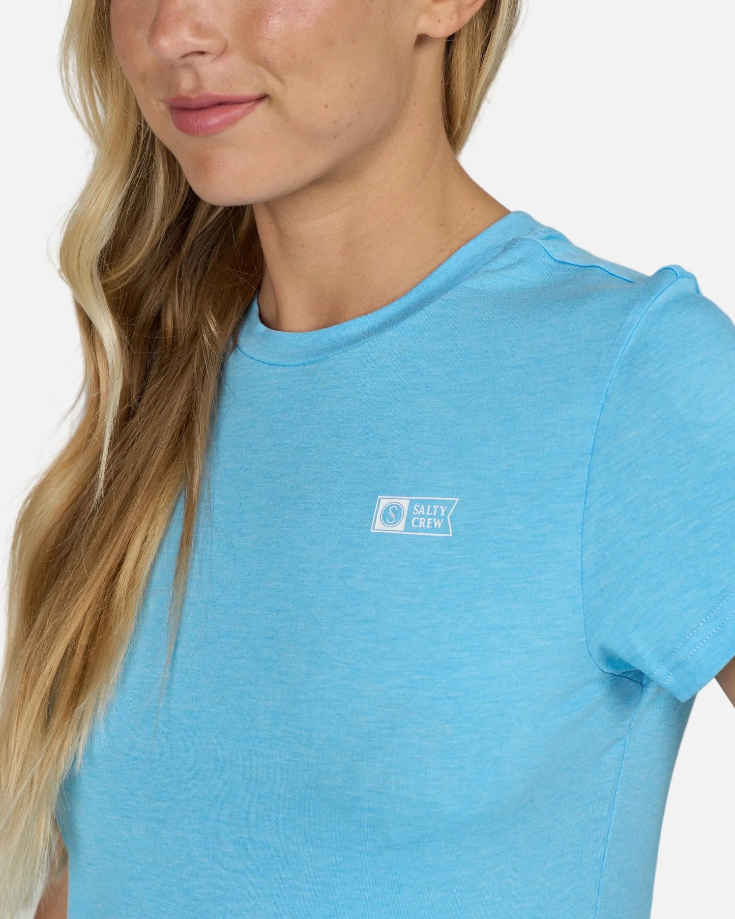 Alpha Tech Tee - Pool Blue