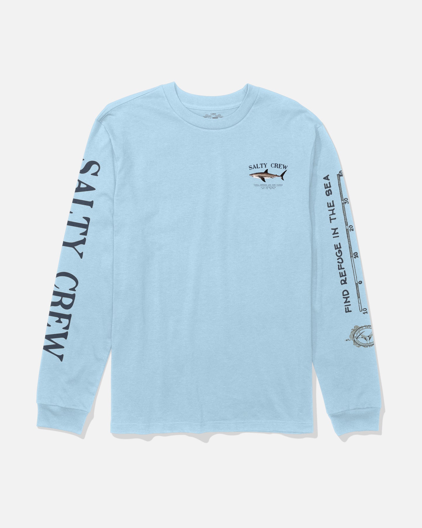 Bruce L/S Tee Kids - Clear Sky
