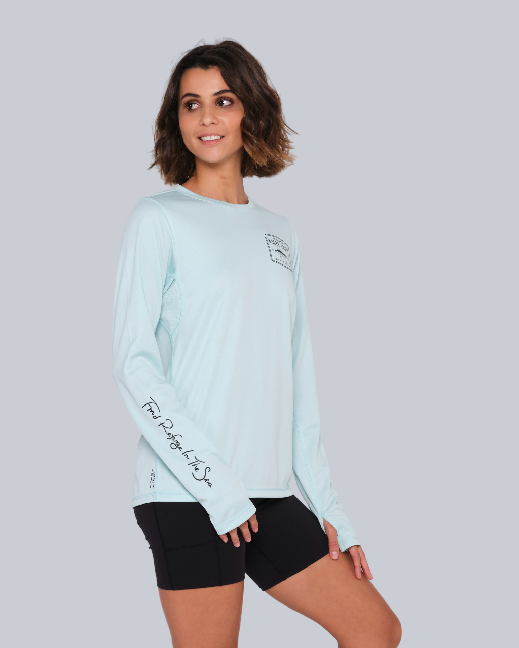 Stealth Pinnacle Crew - Sea Foam