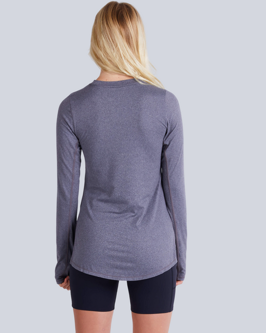 Thrill Seekers Crew Sunshirt - Charcoal