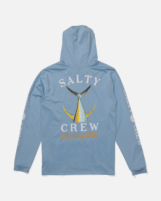Tailed Hood Sunshirt - Clear Sky