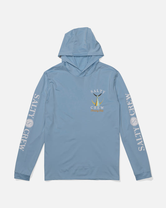 Tailed Hood Sunshirt - Clear Sky