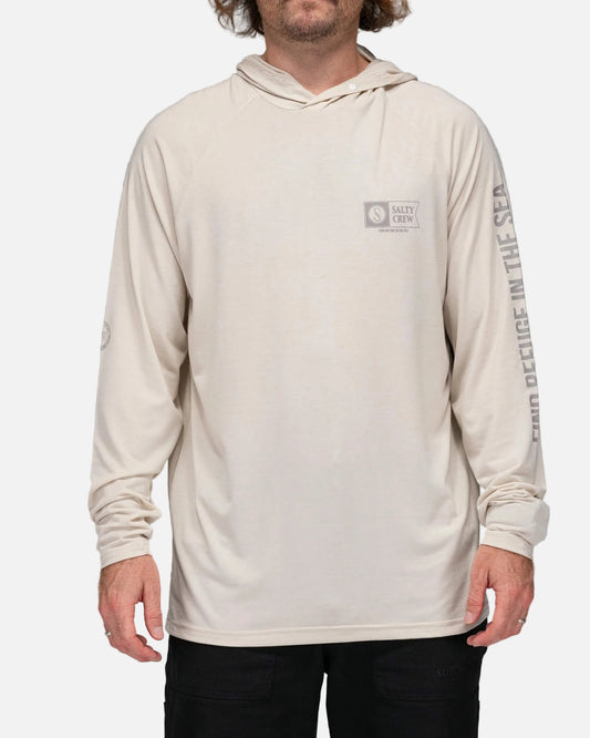 Salty crew SUN PROTECTION Mariner Hood - Natural Upf 40+ in Natural