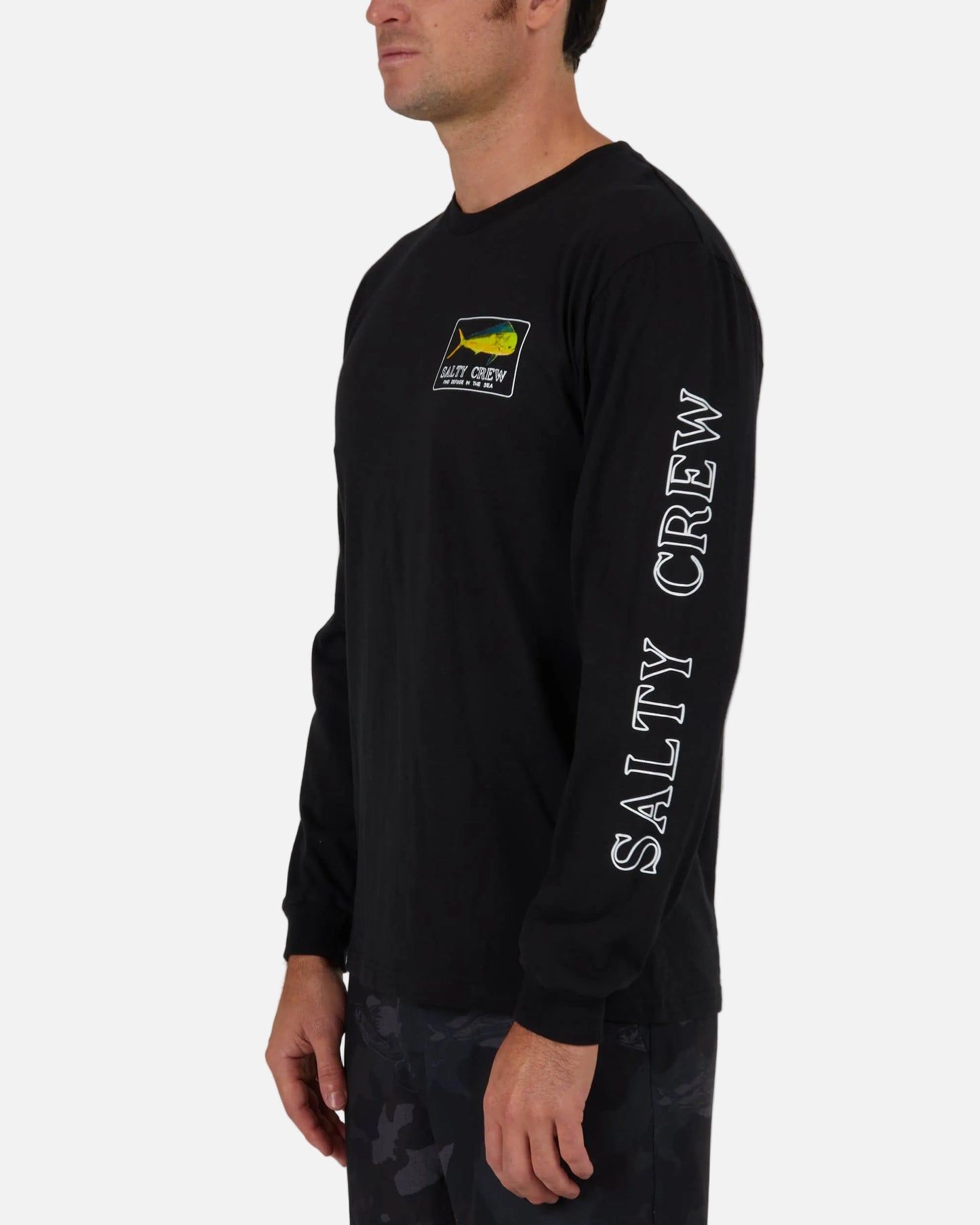 Salty Crew Men - Golden Mahi Premium L/S Tee - Black