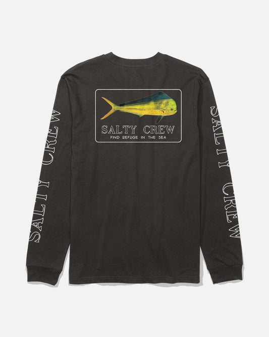 Golden Mahi Premium L/S Tee - Black