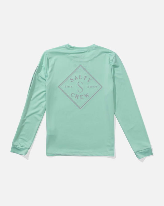 Salty crew SUN PROTECTION Tippet Sunshirt Kids - Sea Foam in Sea Foam