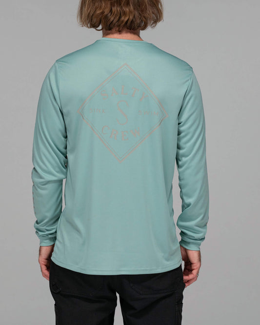 Salty crew SUN PROTECTION Tippet L/S Sunshirt - Mackerel Upf 50+ in Mackerel