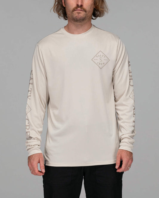 Salty crew SUN PROTECTION Tippet L/S Sunshirt - Natural Upf 50+ in Natural
