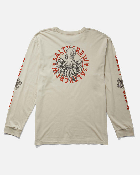 Tentacles L/S Tee Kids - Bone
