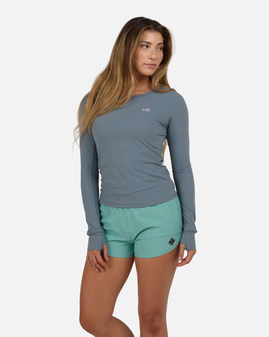 Alpha L/S Rashguard - Fin Blue