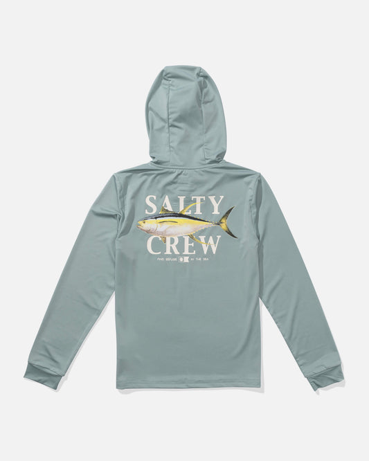 Salty crew SUN PROTECTION Yellowfin Sunshirt Kids - Mackerel in Mackerel