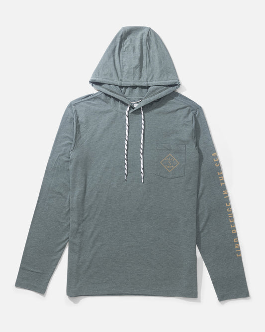 Tippet Hood Tech Tee - Deep Sea