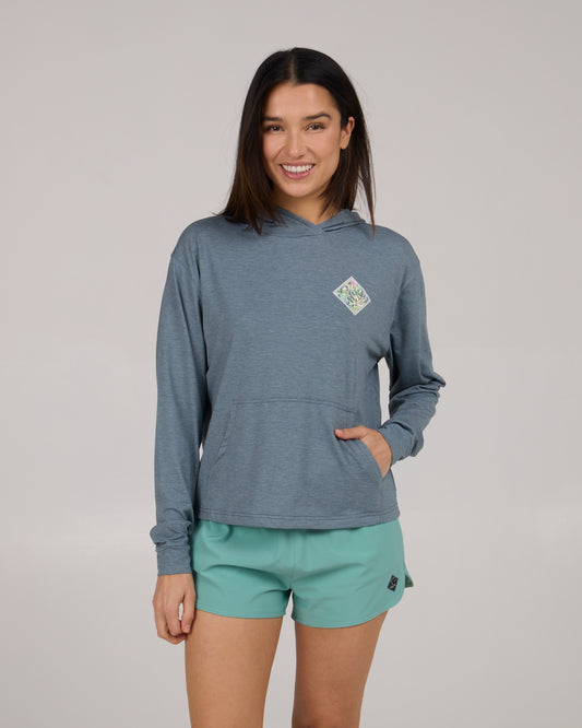 Tippet Fill Tech Hoody - Fin Blue